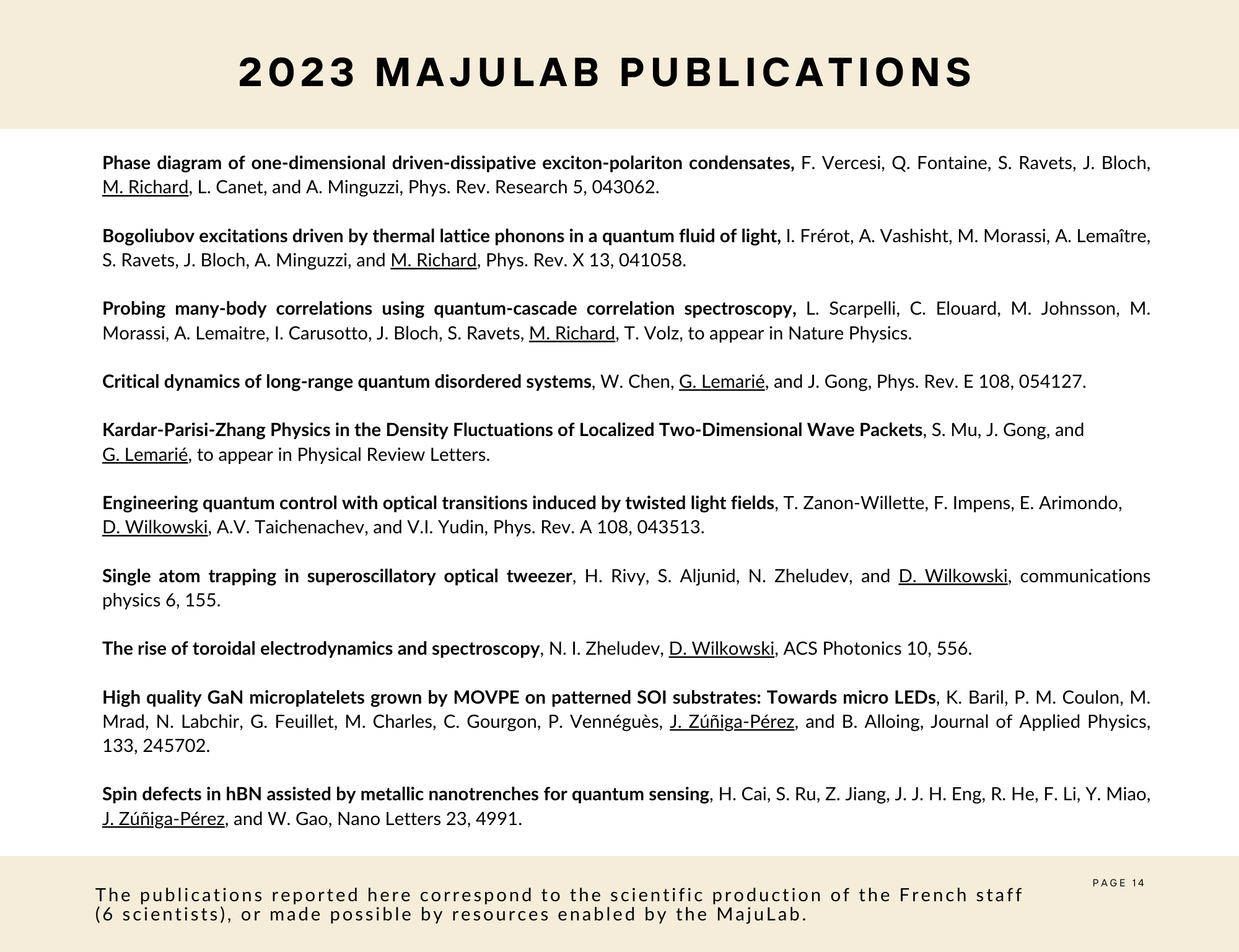 MajuLab 2023 booklet